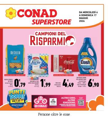 Volantino Conad Superstore - 6/5/2026 - 17/5/2026.
