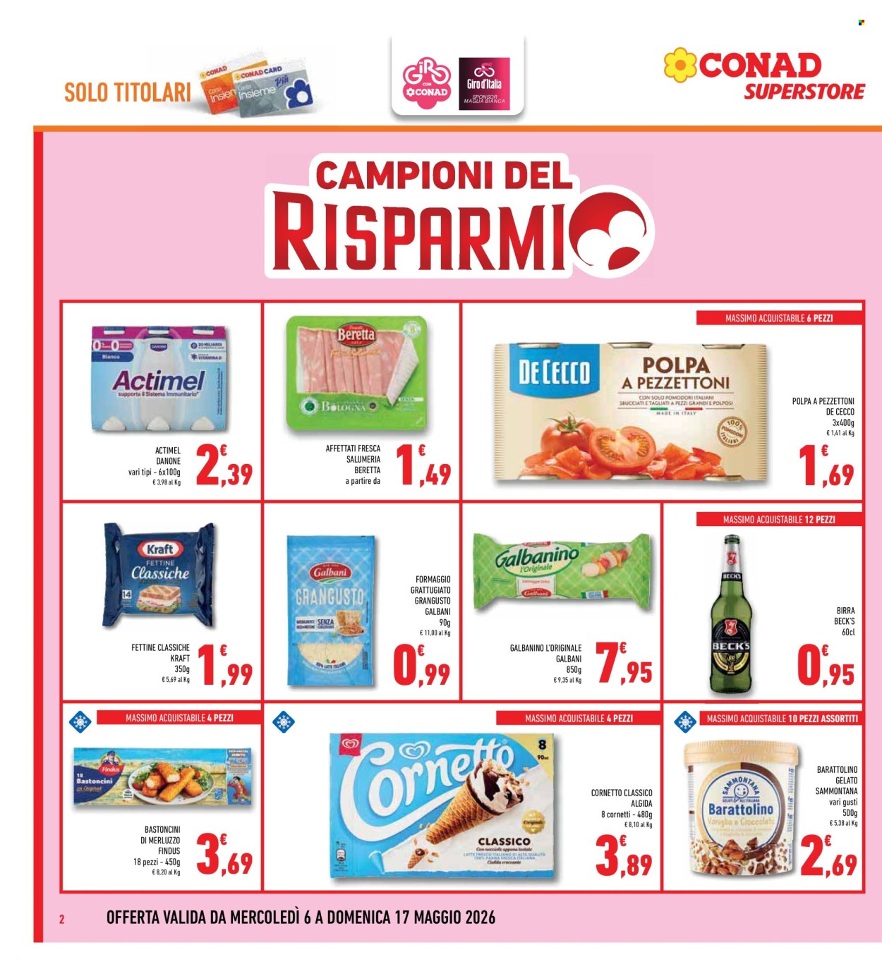 Leták Conad Superstore - 6.5.2026 - 17.5.2026. Strana 2