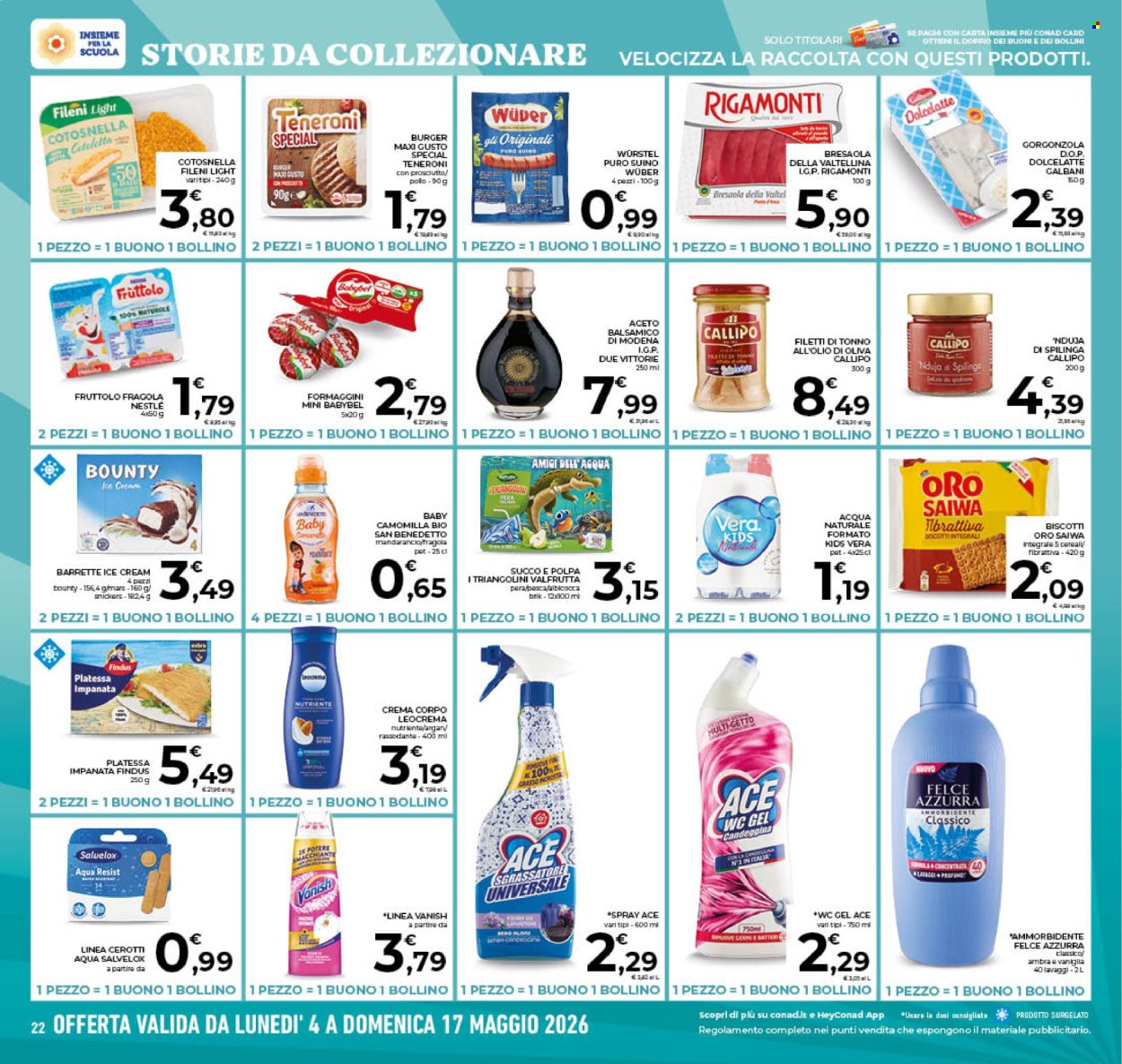 Leták Conad - 6.5.2026 - 17.5.2026. Strana 22