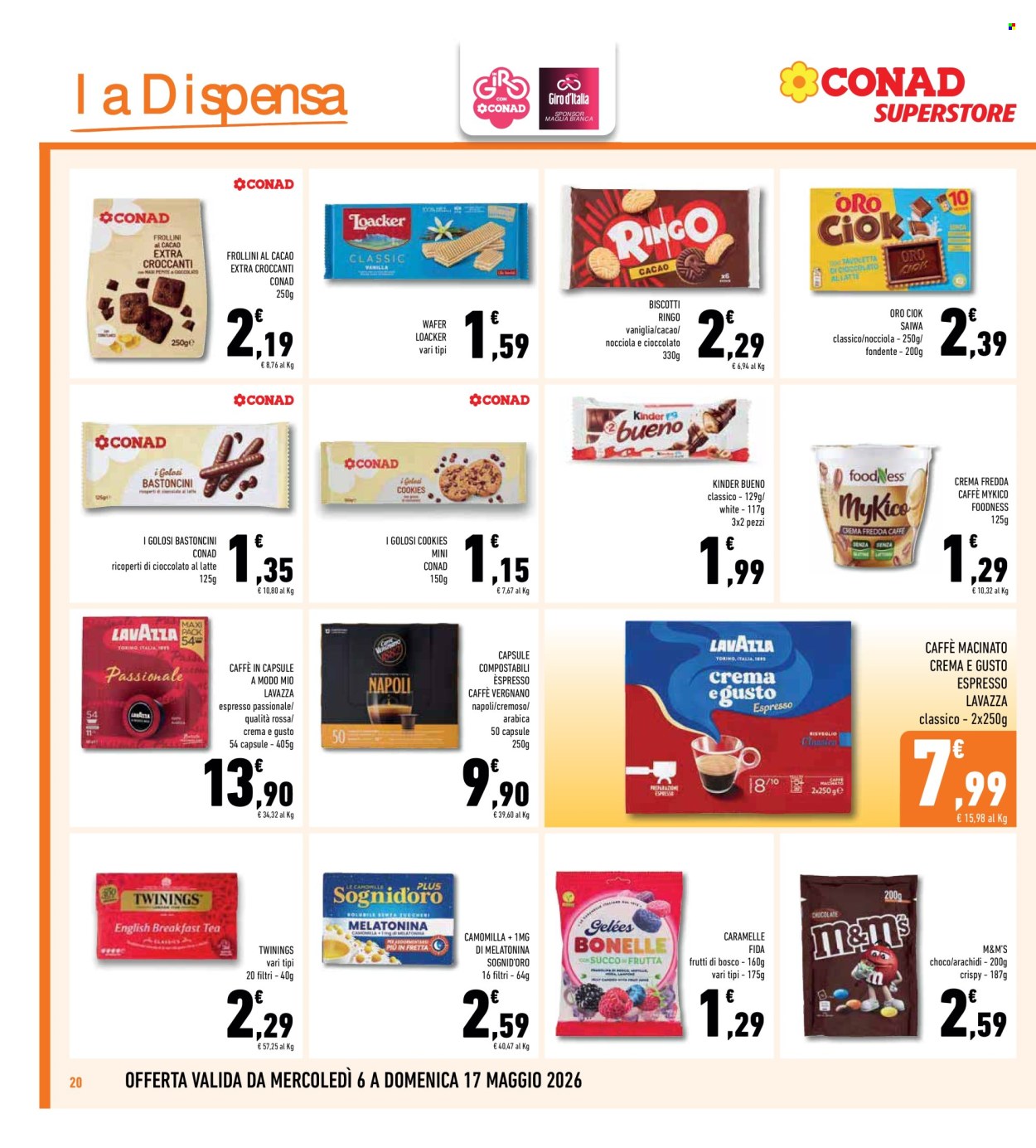 Leták Conad Superstore - 6.5.2026 - 17.5.2026. Strana 20