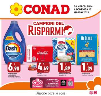 Volantino Conad - 6/5/2026 - 17/5/2026.