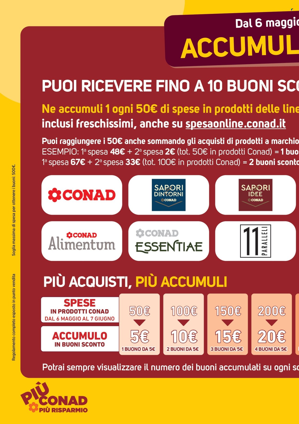 Leták Conad - 6.5.2026 - 7.6.2026. Strana 2