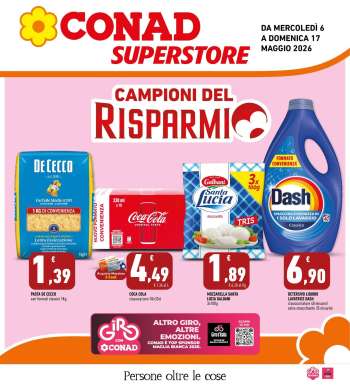 Volantino Conad Superstore - 6/5/2026 - 17/5/2026.
