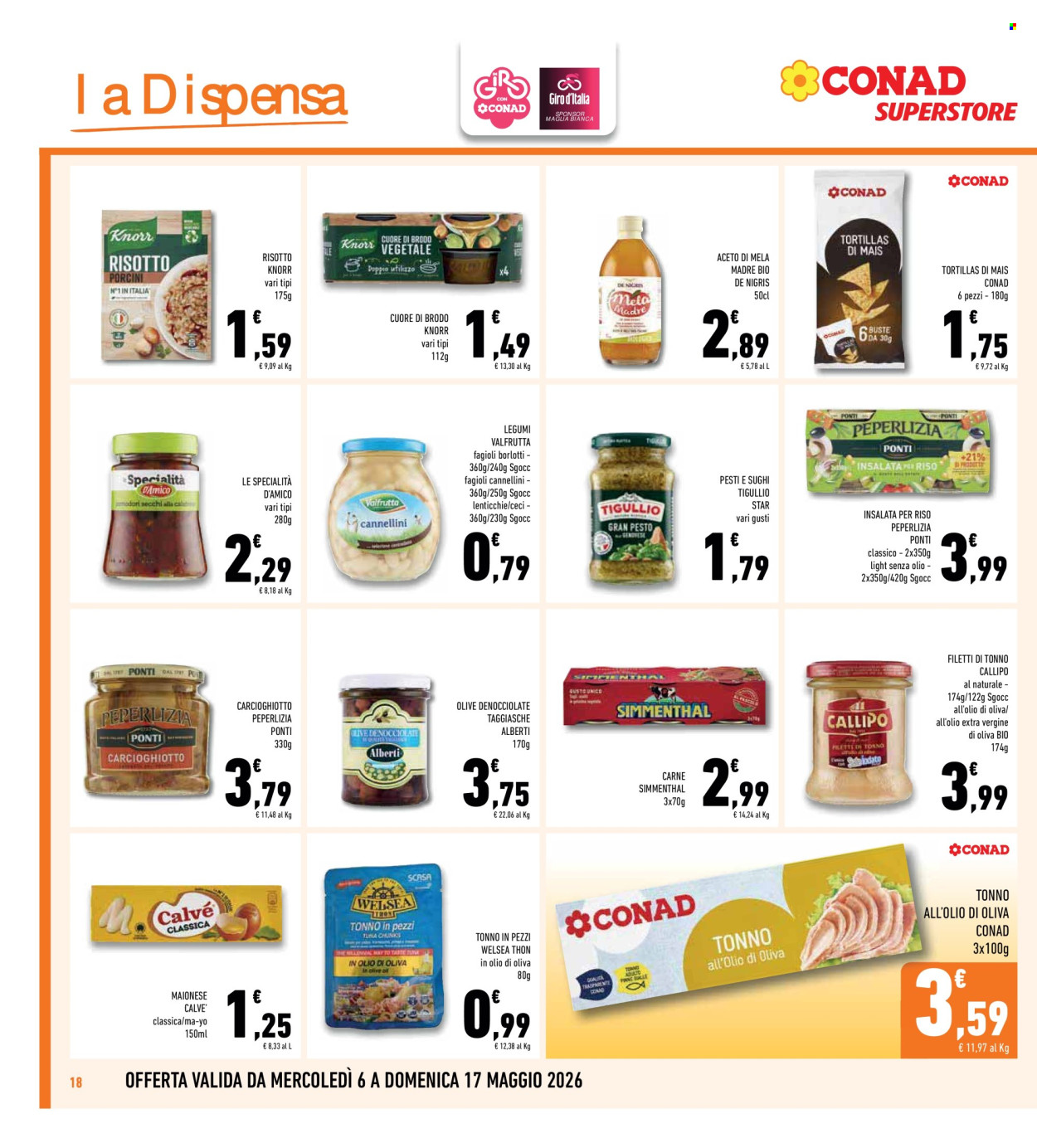 Leták Conad Superstore - 6.5.2026 - 17.5.2026. Strana 18