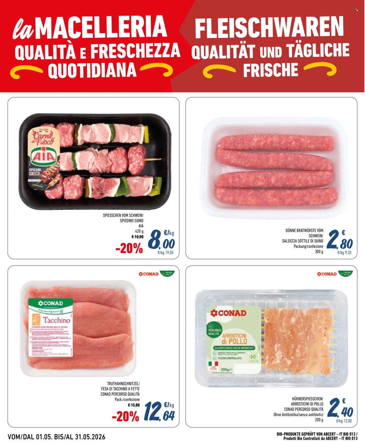Leták Spesa Facile Conad - 1.5.2026 - 31.5.2026. Strana 4