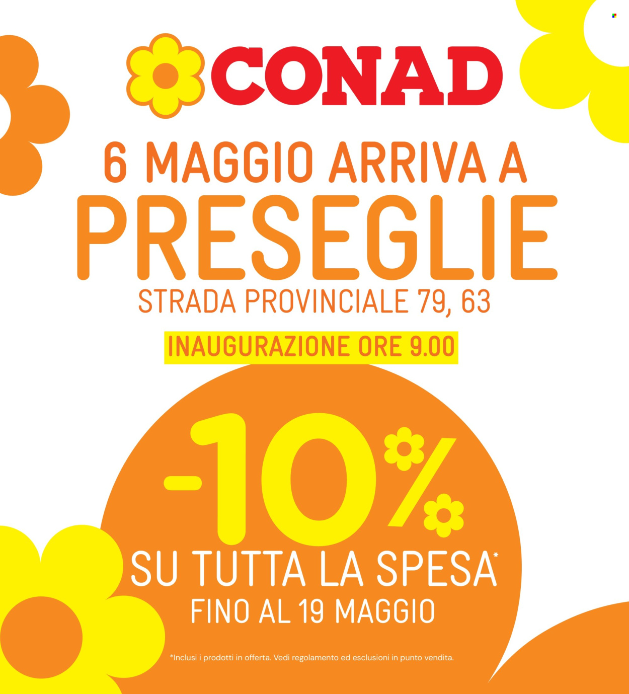 Leták Conad - 6.5.2026 - 19.5.2026. Strana 1