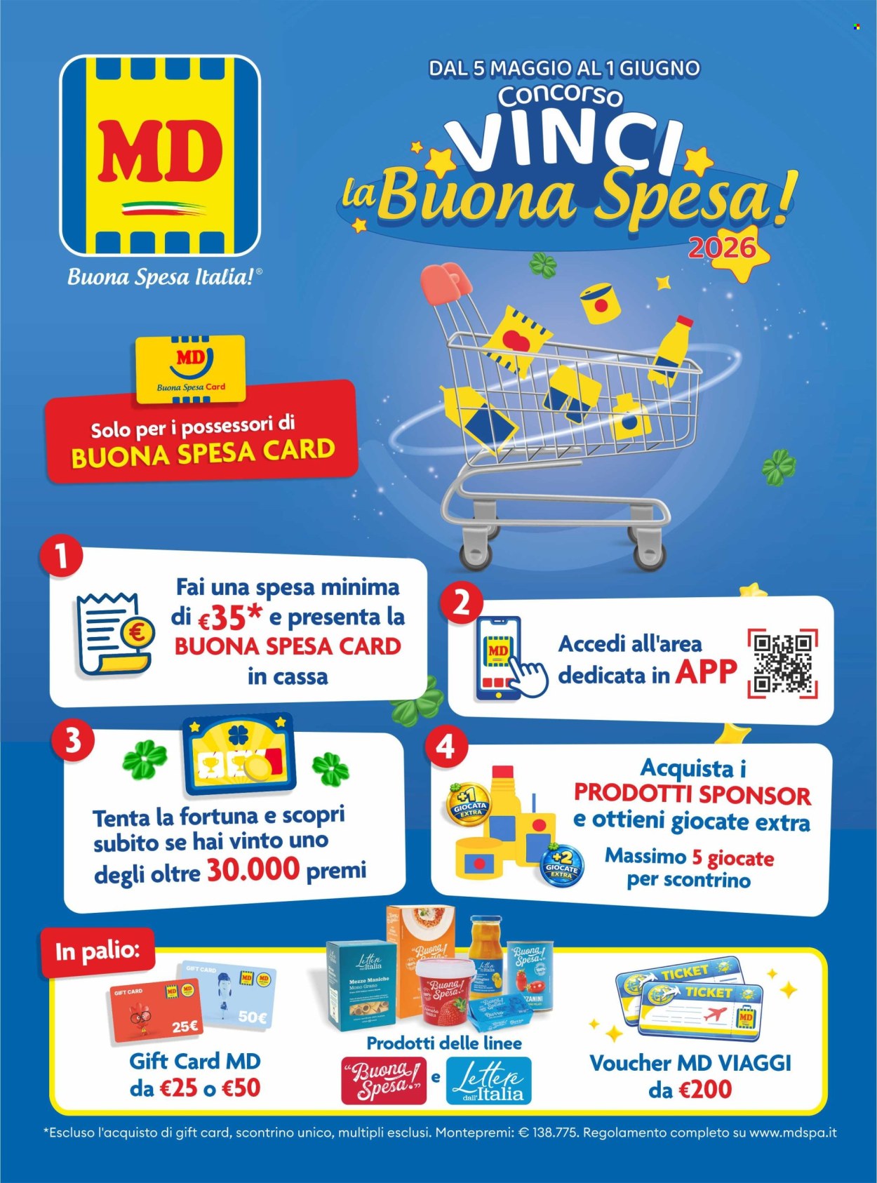 Volantino MD Discount - 5/5/2026 - 17/5/2026. Pagina 1