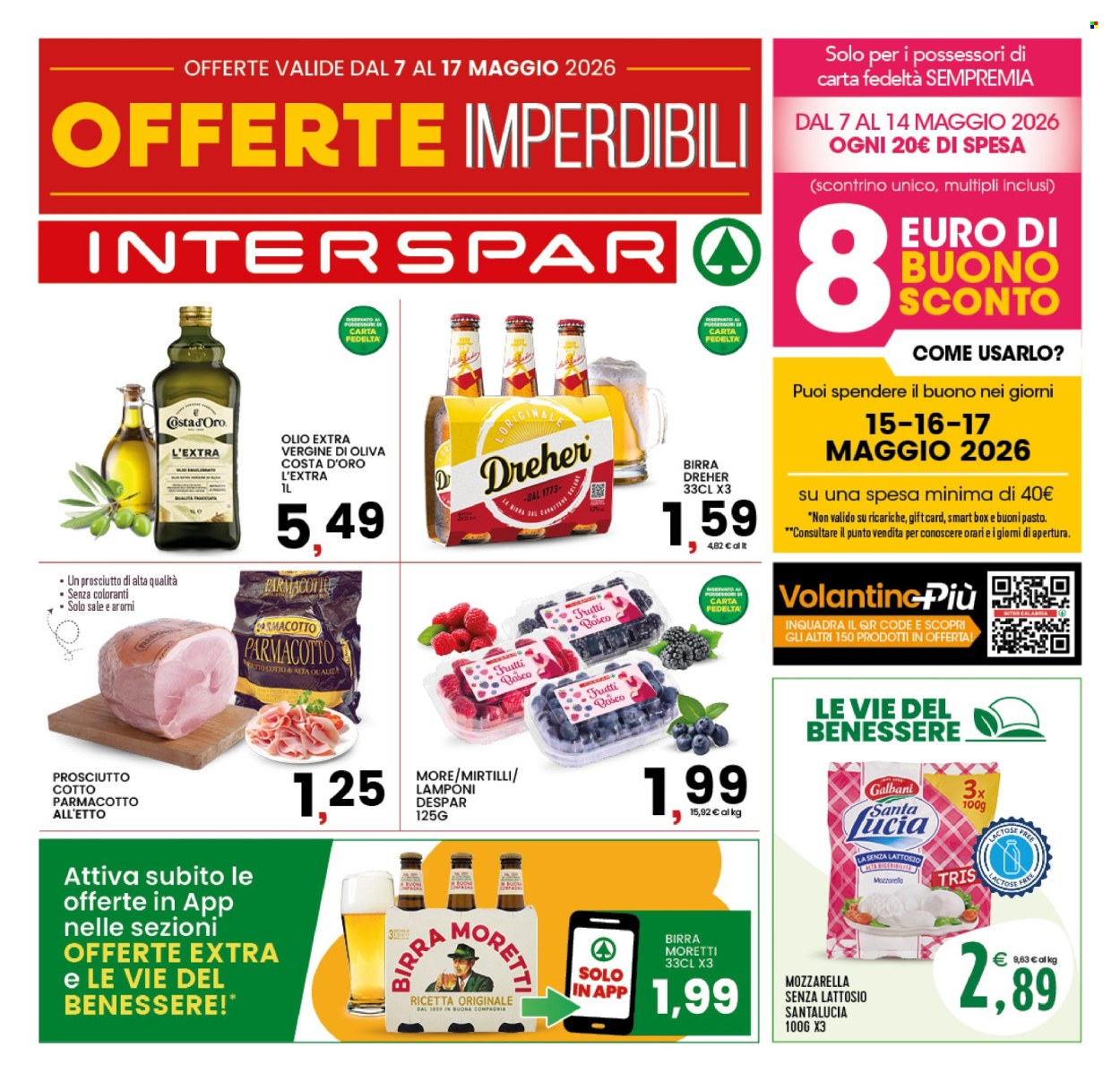 Volantino Interspar - 7/5/2026 - 17/5/2026. Pagina 1