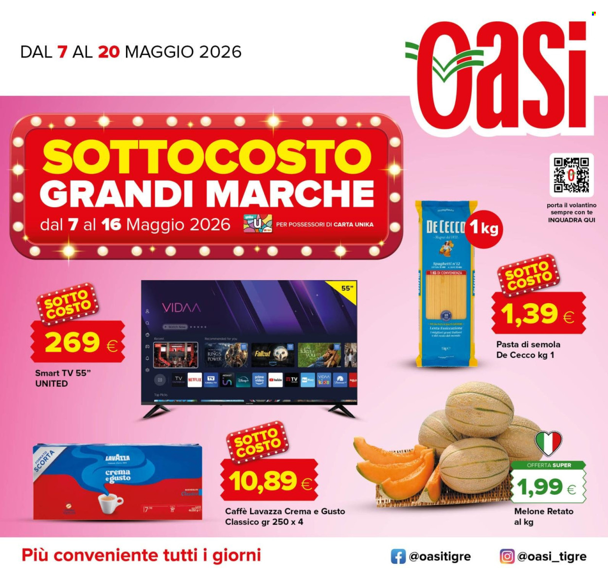 Volantino Oasi - 7/5/2026 - 20/5/2026. Pagina 1