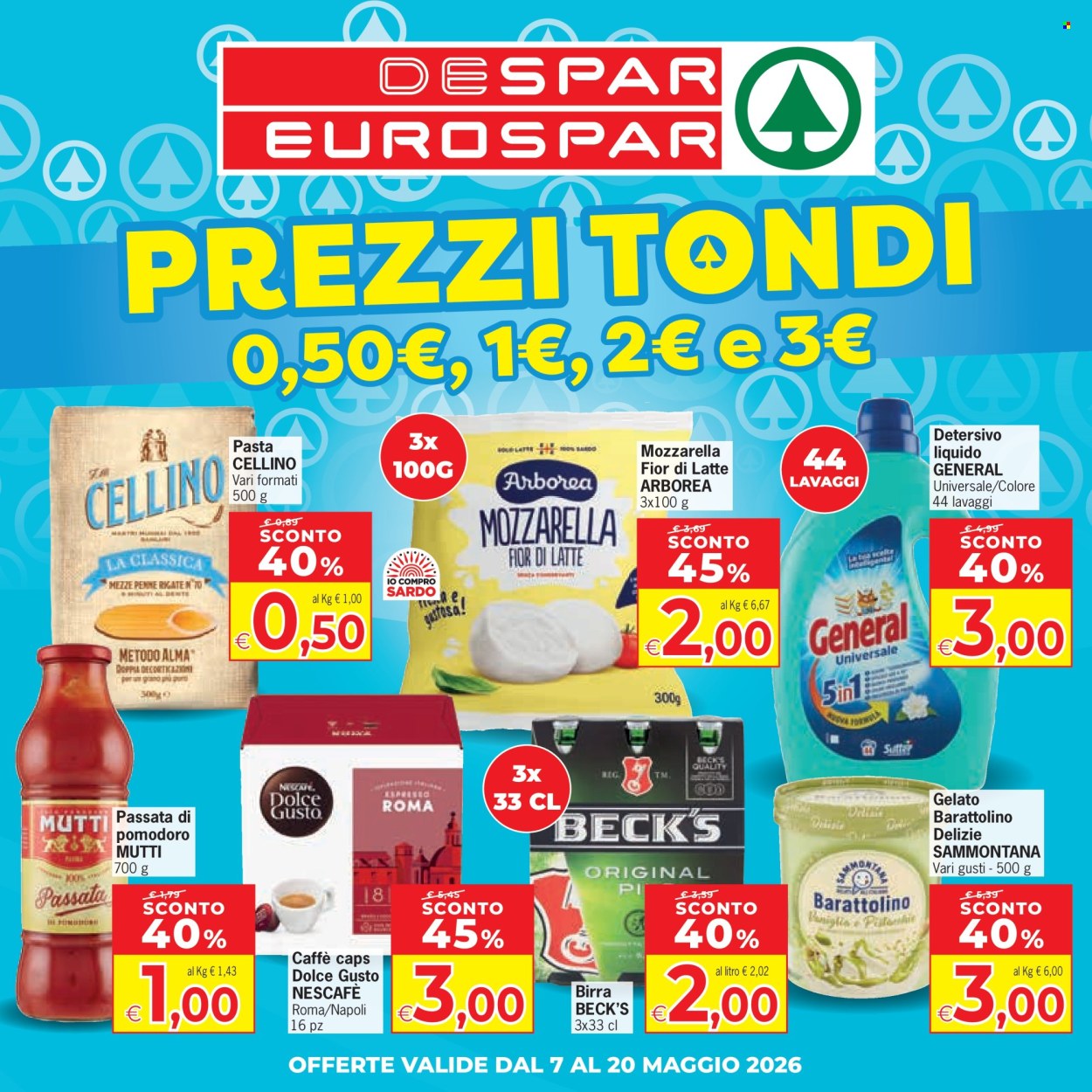 Leták Eurospar - 7.5.2026 - 20.5.2026. Strana 1