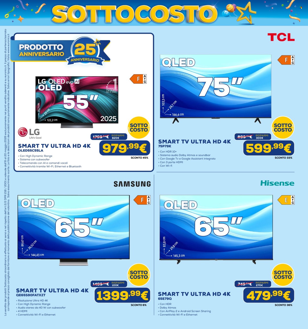Leták Euronics - 8.5.2026 - 20.5.2026. Strana 9