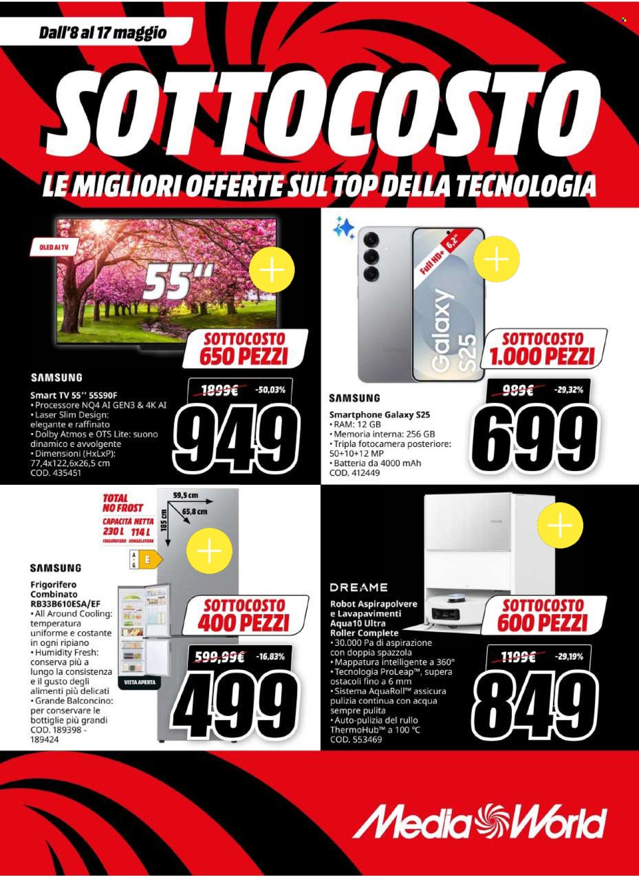Volantino MediaWorld - 8/5/2026 - 17/5/2026. Pagina 1