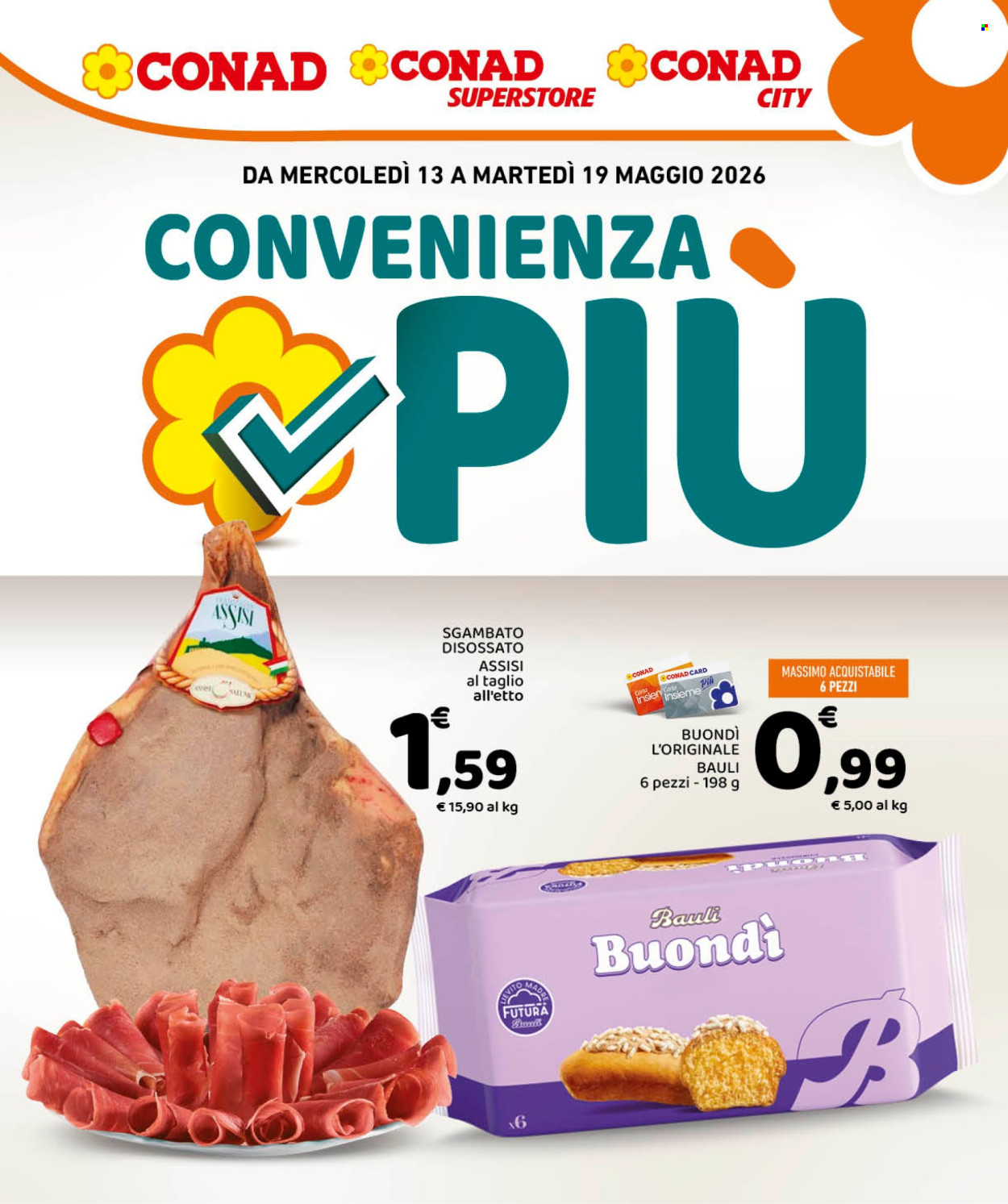 Leták Conad - 13.5.2026 - 19.5.2026. Strana 1
