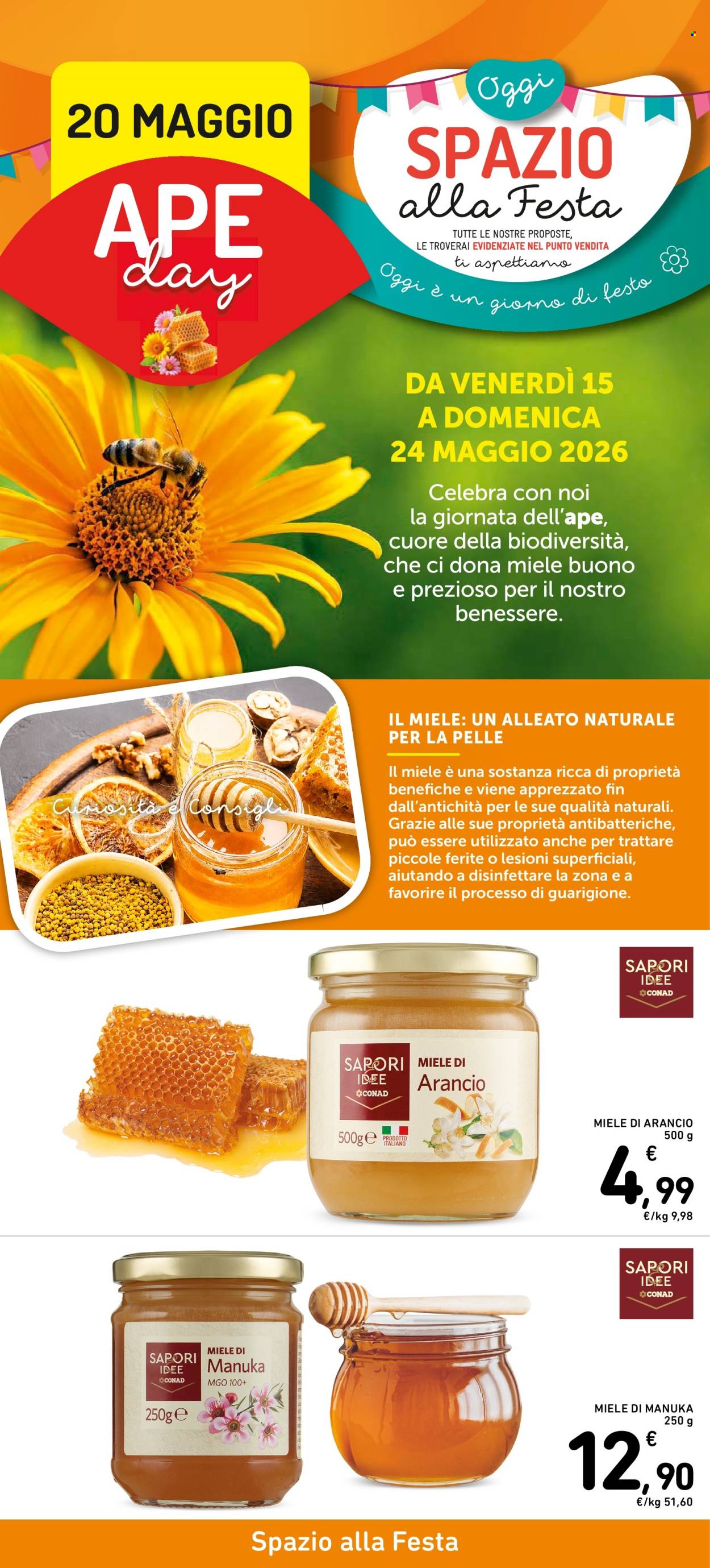 Leták Spazio Conad - 15.5.2026 - 24.5.2026. Strana 1
