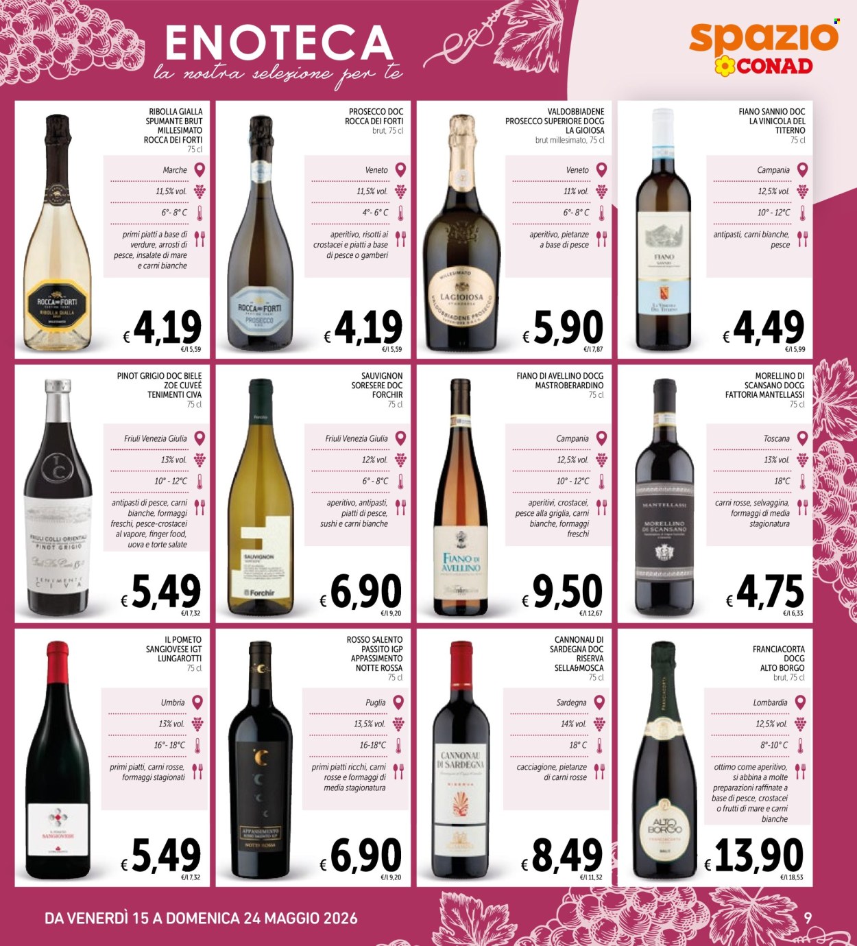 Leták Spazio Conad - 15.5.2026 - 24.5.2026. Strana 9