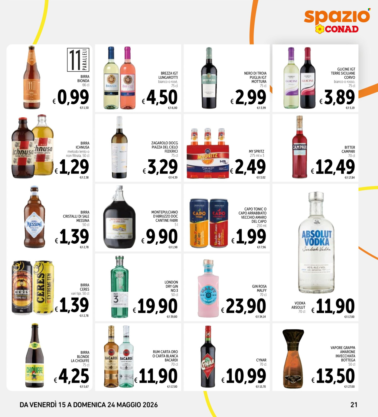 Leták Spazio Conad - 15.5.2026 - 24.5.2026. Strana 21