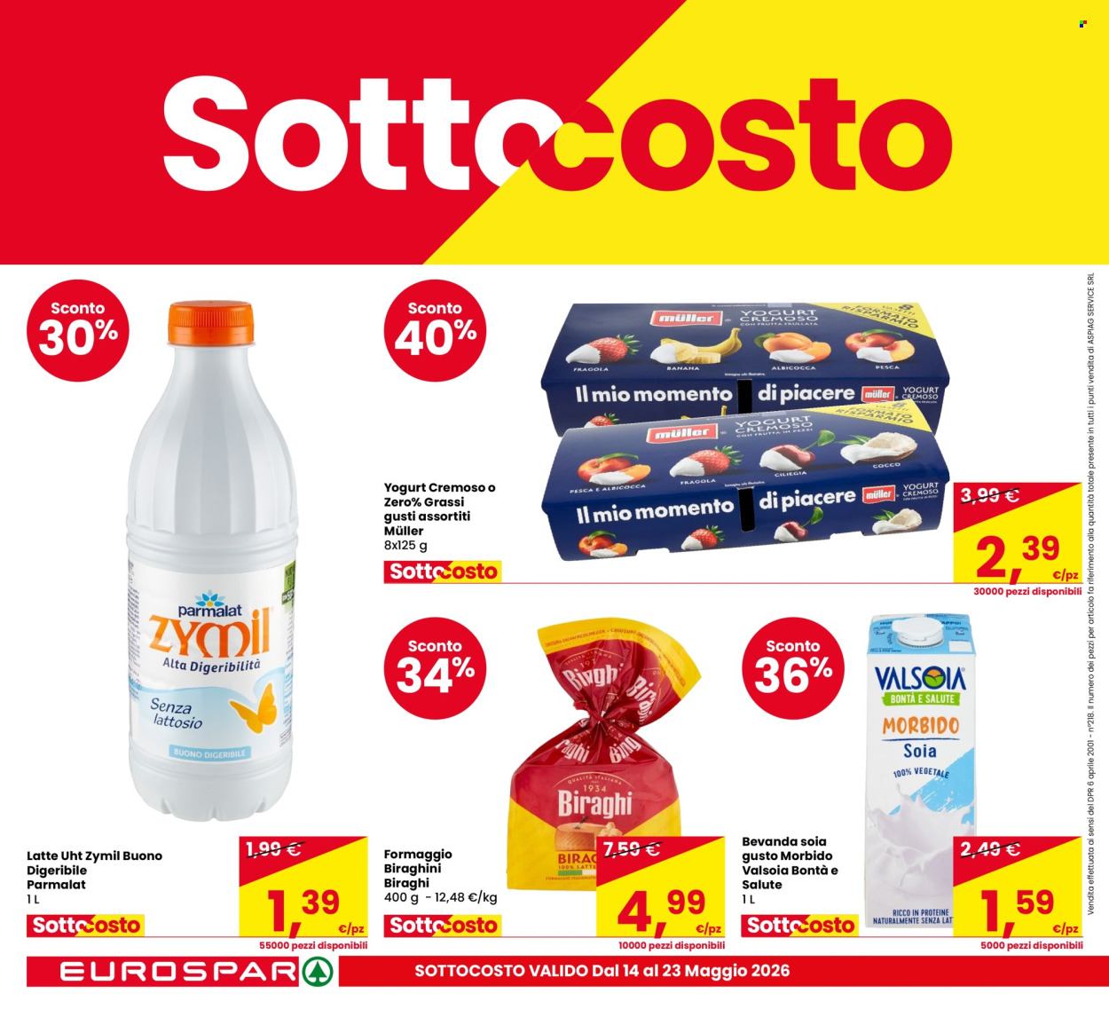 Volantino Eurospar - 14/5/2026 - 27/5/2026. Pagina 2