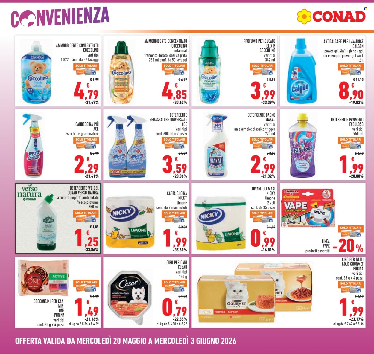Leták Conad - 20.5.2026 - 3.6.2026. Strana 6