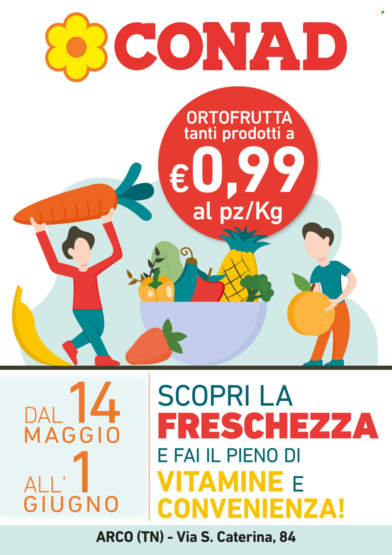 Leták Conad - 14.5.2026 - 1.6.2026. Strana 1