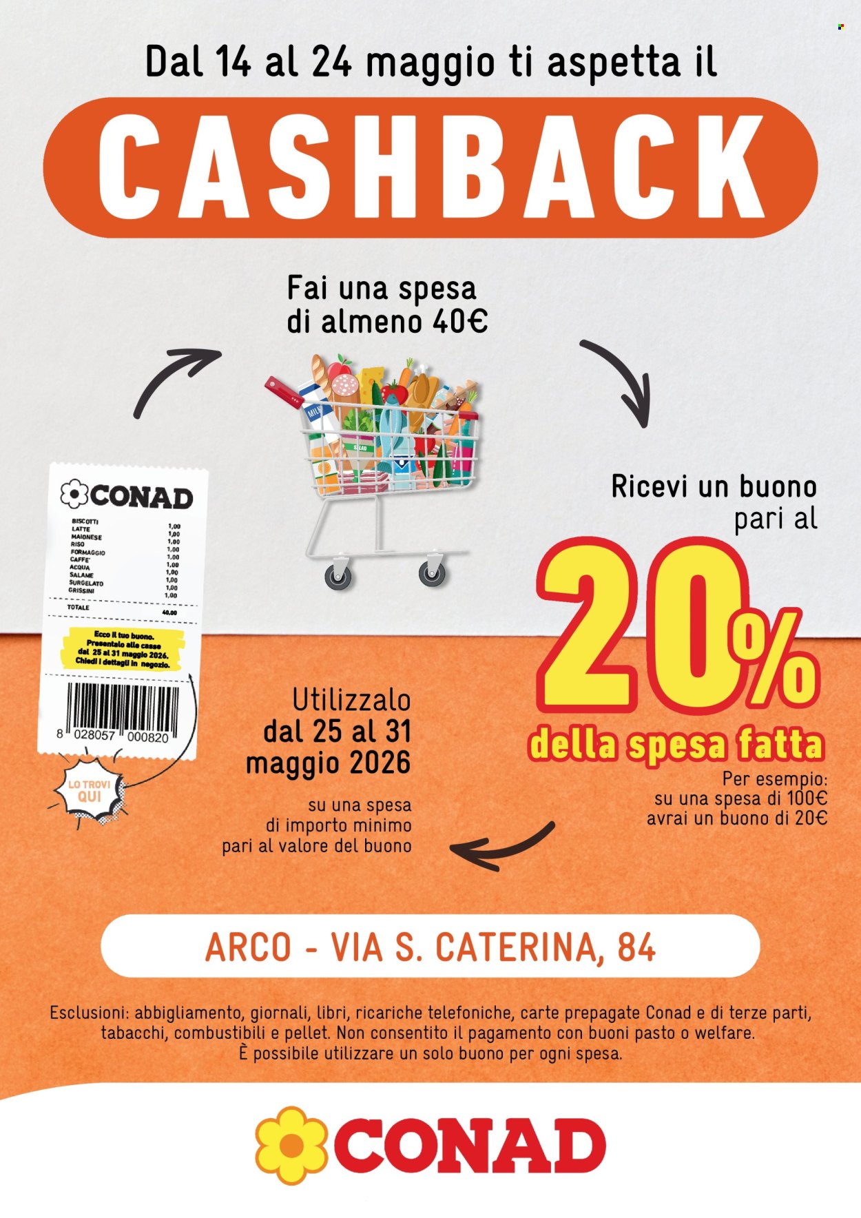 Volantino Conad - 14/5/2026 - 24/5/2026. Pagina 1