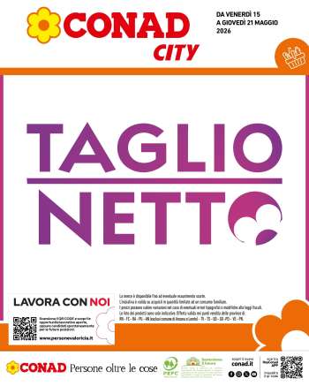 Volantino Conad - 15/5/2026 - 21/5/2026.