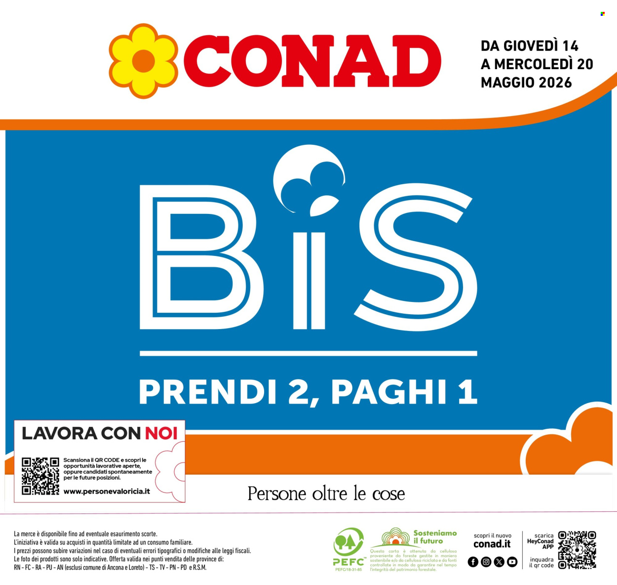 Volantino Conad - 14/5/2026 - 20/5/2026. Pagina 1