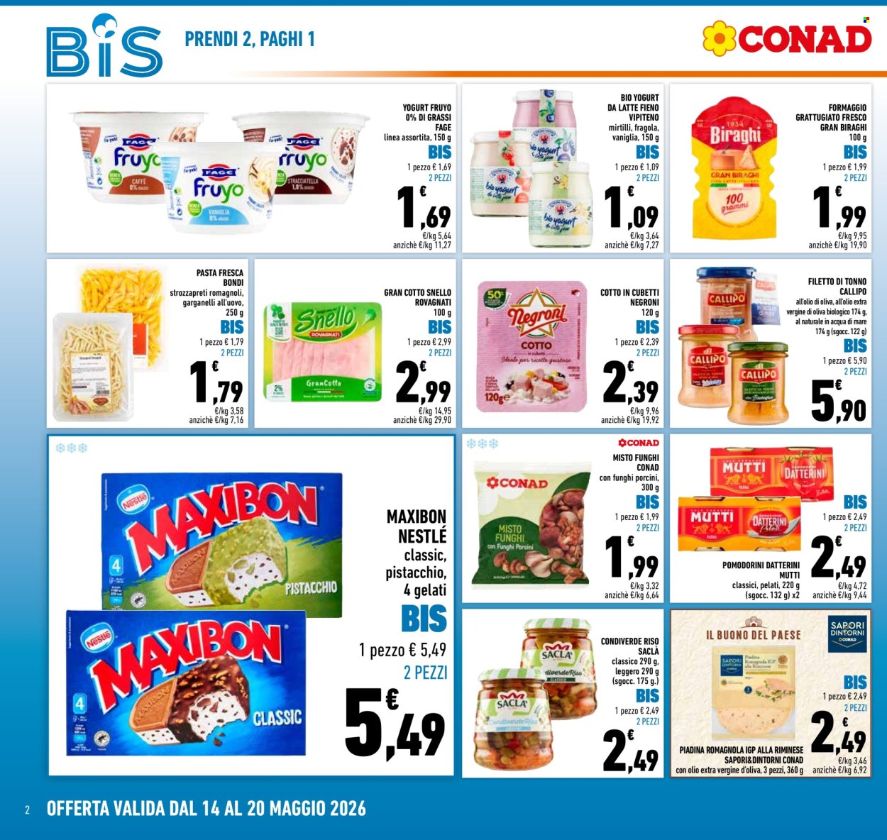 Volantino Conad - 14/5/2026 - 20/5/2026. Pagina 2