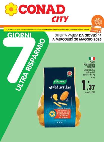 Volantino Conad City - 14/5/2026 - 20/5/2026.