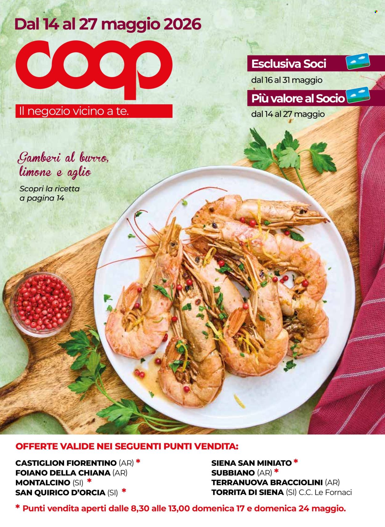 Volantino Coop - 14/5/2026 - 27/5/2026. Pagina 1