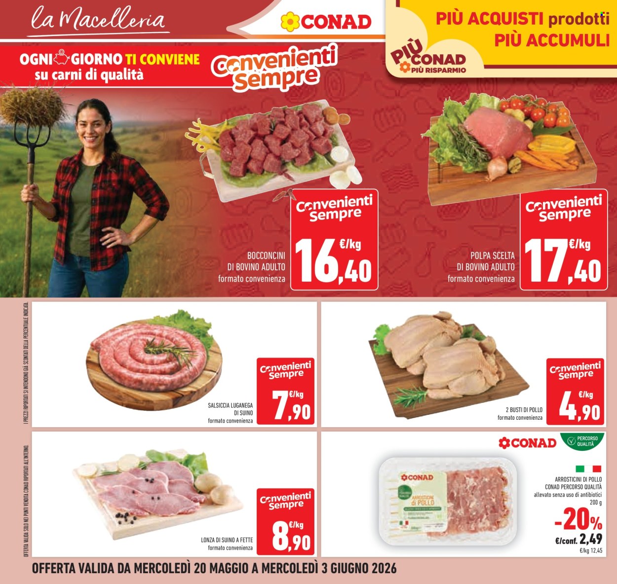 Leták Conad - 20.5.2026 - 3.6.2026. Strana 18