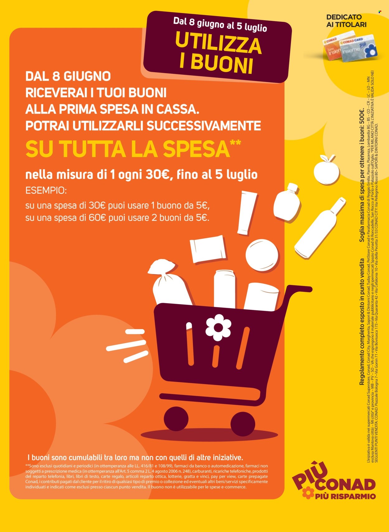 Volantino Margherita Conad - 20/5/2026 - 3/6/2026. Pagina 5