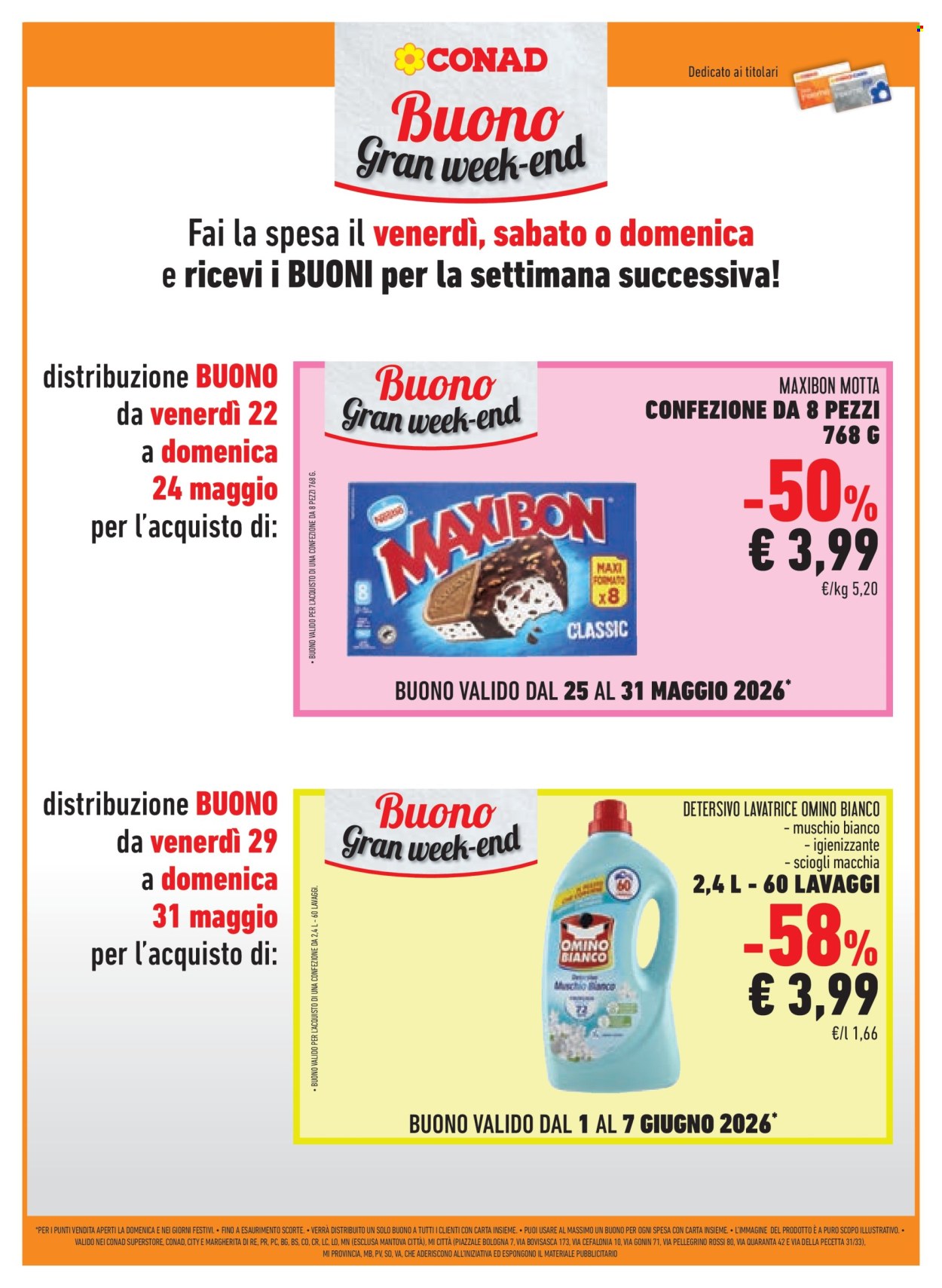 Volantino Margherita Conad - 20/5/2026 - 3/6/2026. Pagina 18