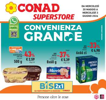 Volantino Conad Superstore - 20/5/2026 - 3/6/2026.