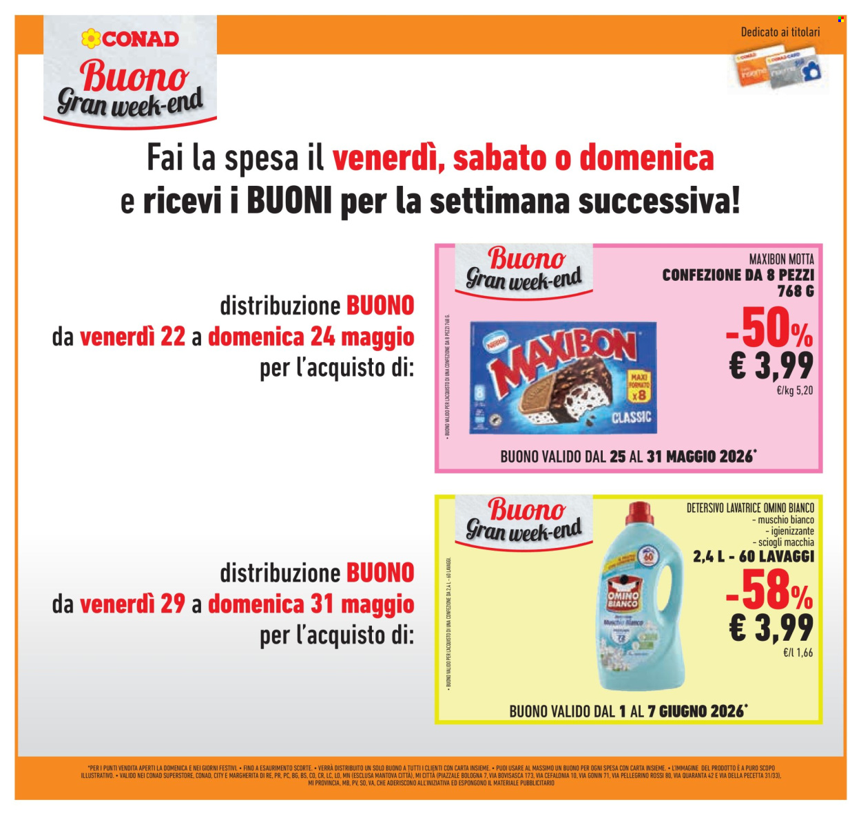 Leták Conad Superstore - 20.5.2026 - 3.6.2026. Strana 25