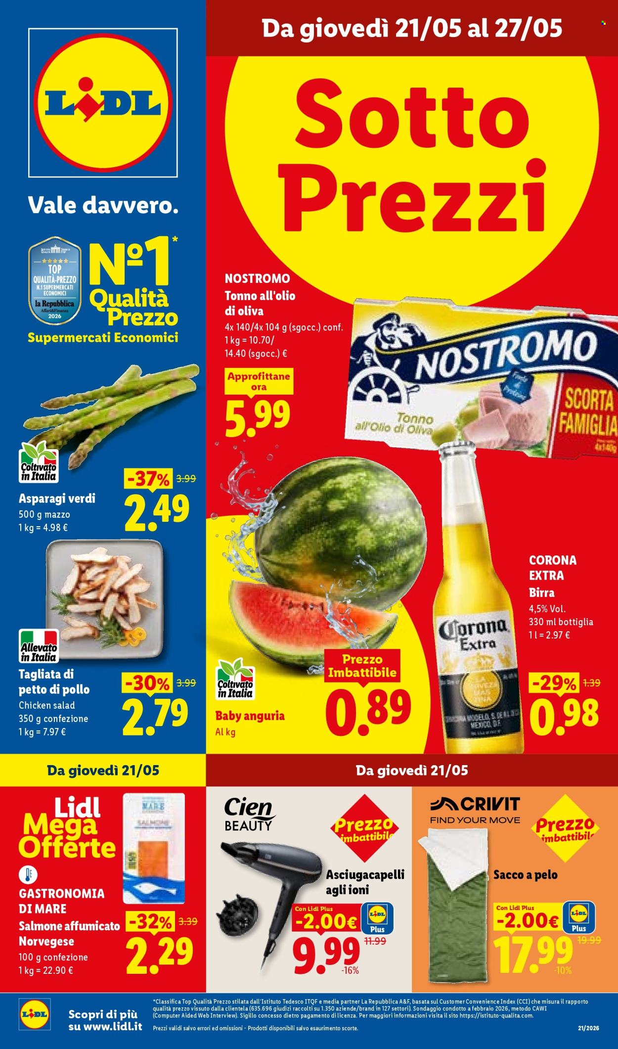 Leták Lidl - 21.5.2026 - 27.5.2026. Strana 1