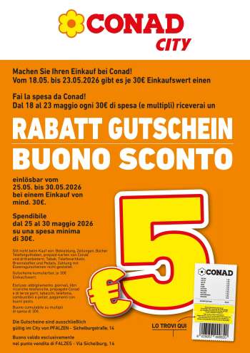 Volantino Conad City - 18/5/2026 - 23/5/2026.