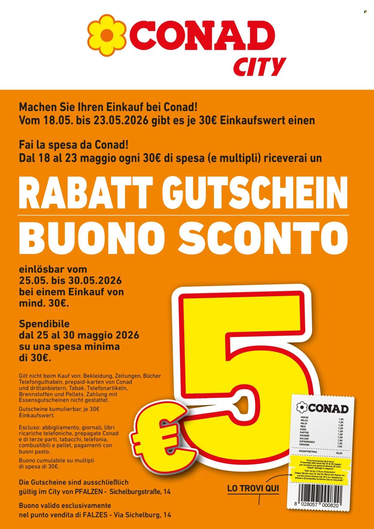 Leták Conad City - 18.5.2026 - 23.5.2026. Strana 1