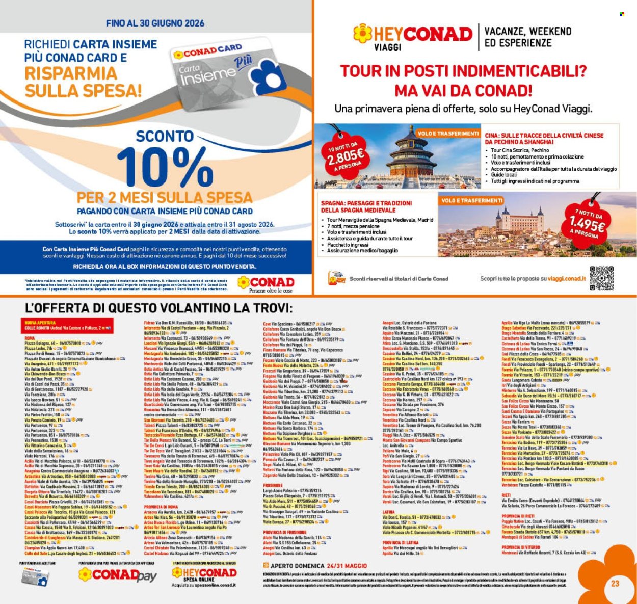 Leták Conad - 20.5.2026 - 31.5.2026. Strana 23