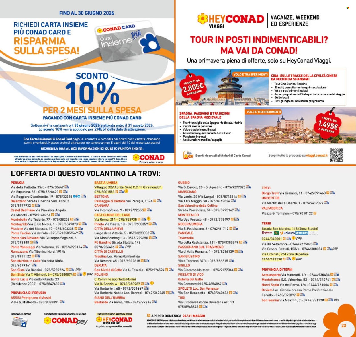 Leták Conad - 20.5.2026 - 31.5.2026. Strana 23