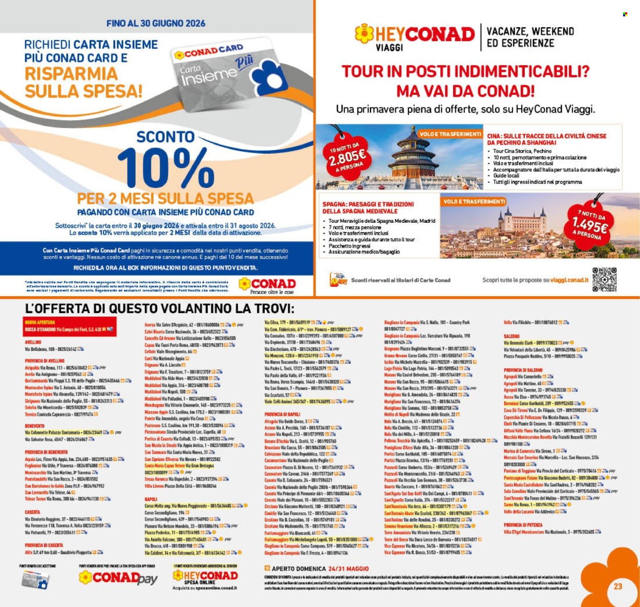 Leták Conad - 20.5.2026 - 31.5.2026. Strana 23