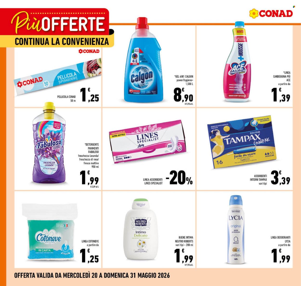 Leták Conad - 20.5.2026 - 31.5.2026. Strana 3