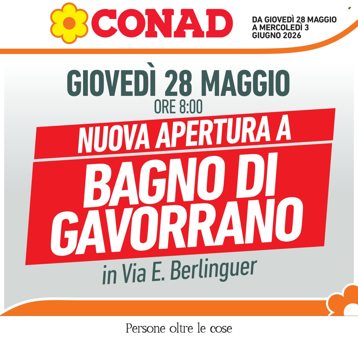 Leták Conad - 28.5.2026 - 3.6.2026. Strana 1