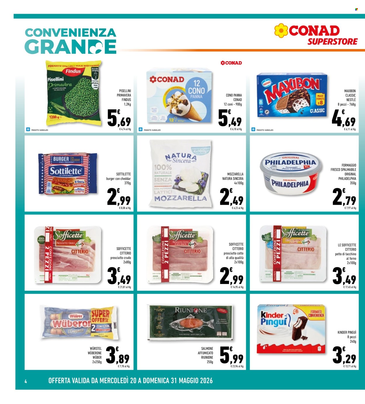 Leták Conad - 20.5.2026 - 31.5.2026. Strana 4