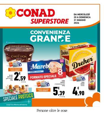 Volantino Conad Superstore - 20/5/2026 - 31/5/2026.