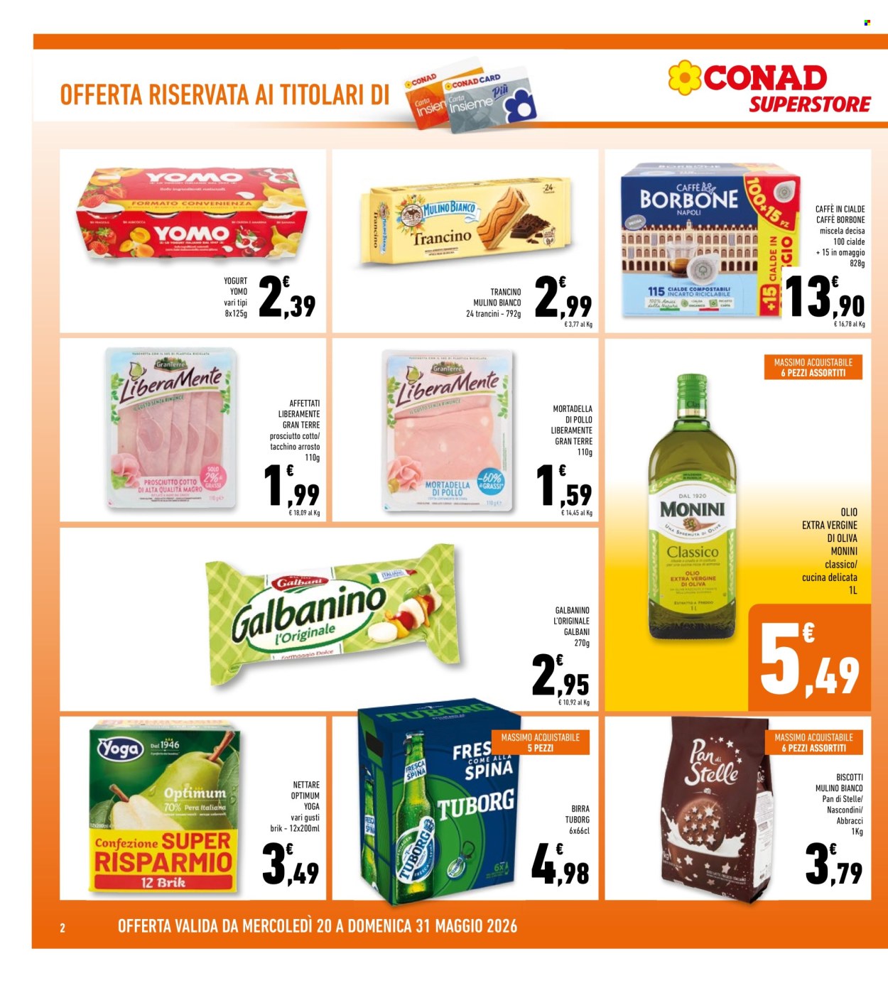 Leták Conad Superstore - 20.5.2026 - 31.5.2026. Strana 2