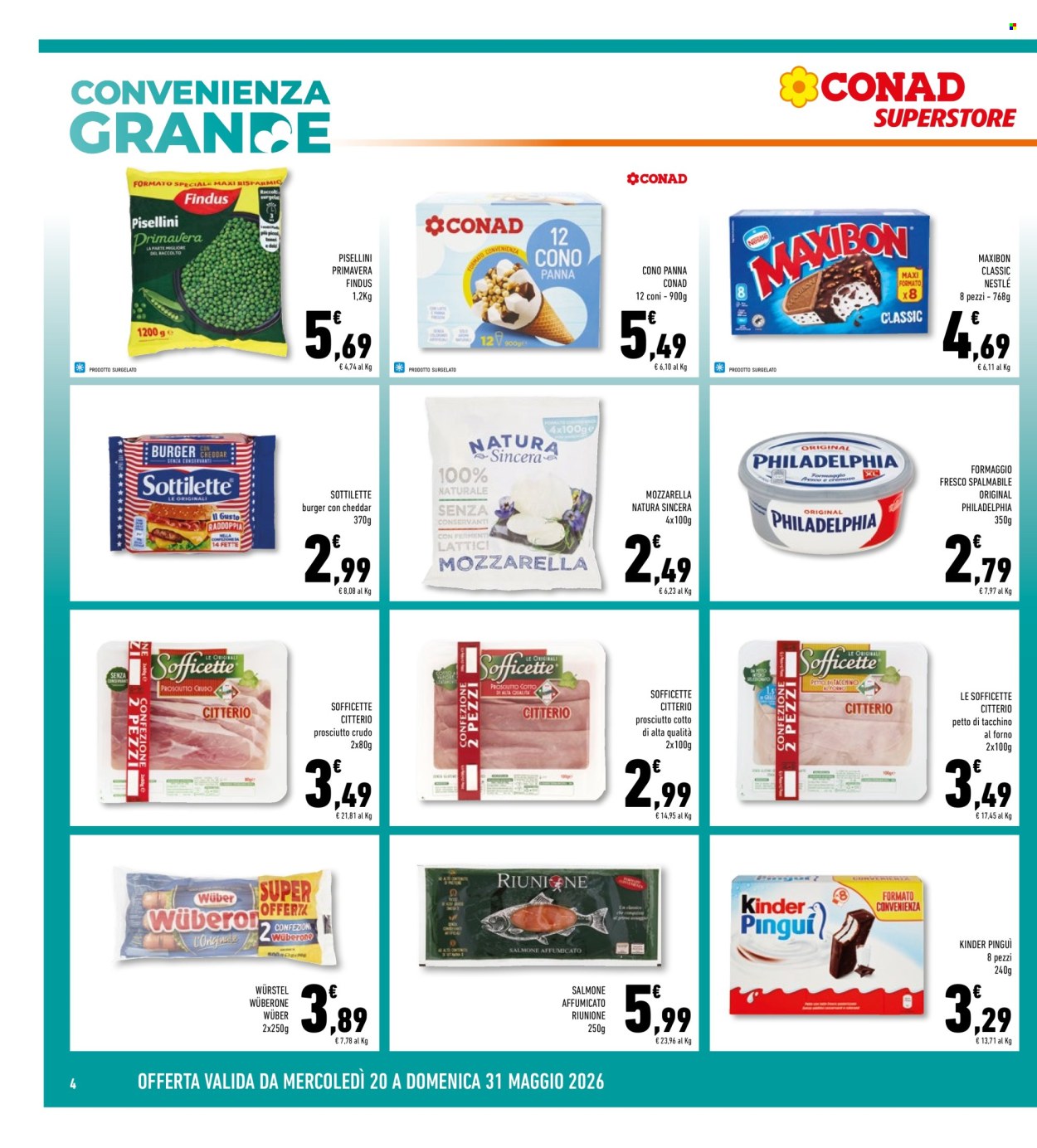 Leták Conad Superstore - 20.5.2026 - 31.5.2026. Strana 4