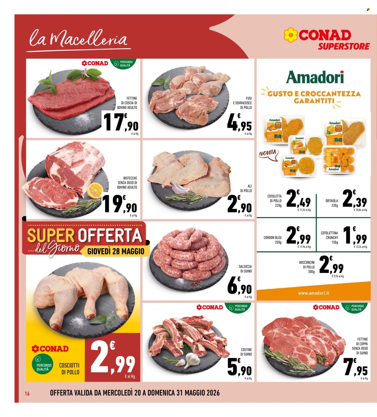 Leták Conad Superstore - 20.5.2026 - 31.5.2026. Strana 16