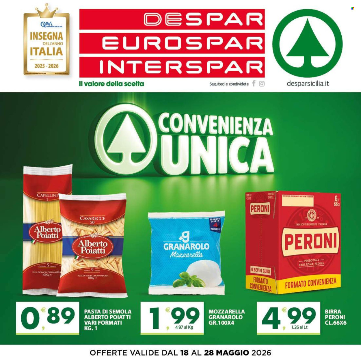 Volantino Despar - 18/5/2026 - 28/5/2026. Pagina 1