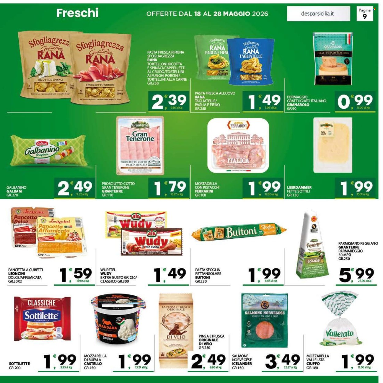 Volantino Eurospar - 18/5/2026 - 28/5/2026. Pagina 9