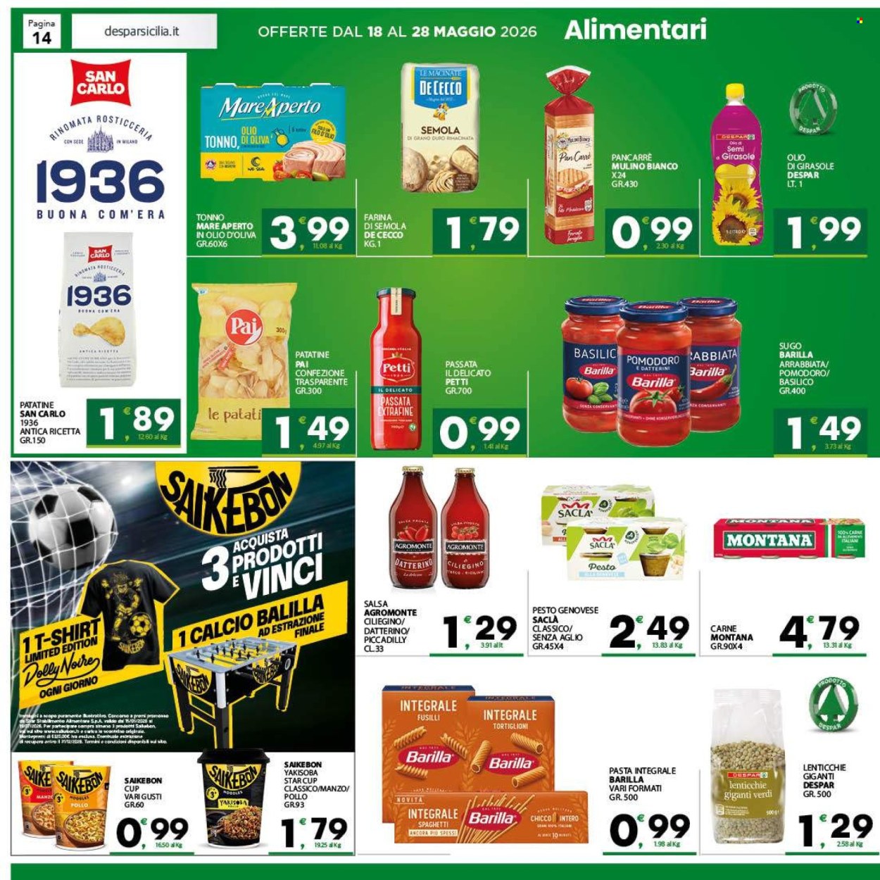 Volantino Eurospar - 18/5/2026 - 28/5/2026. Pagina 14